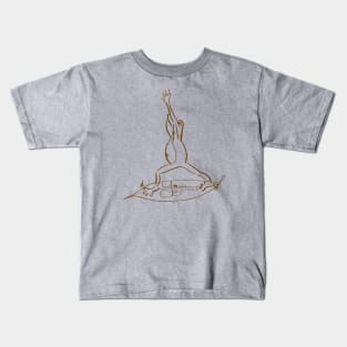 Yoga Bellies Warrior Frog Kids T-Shirt